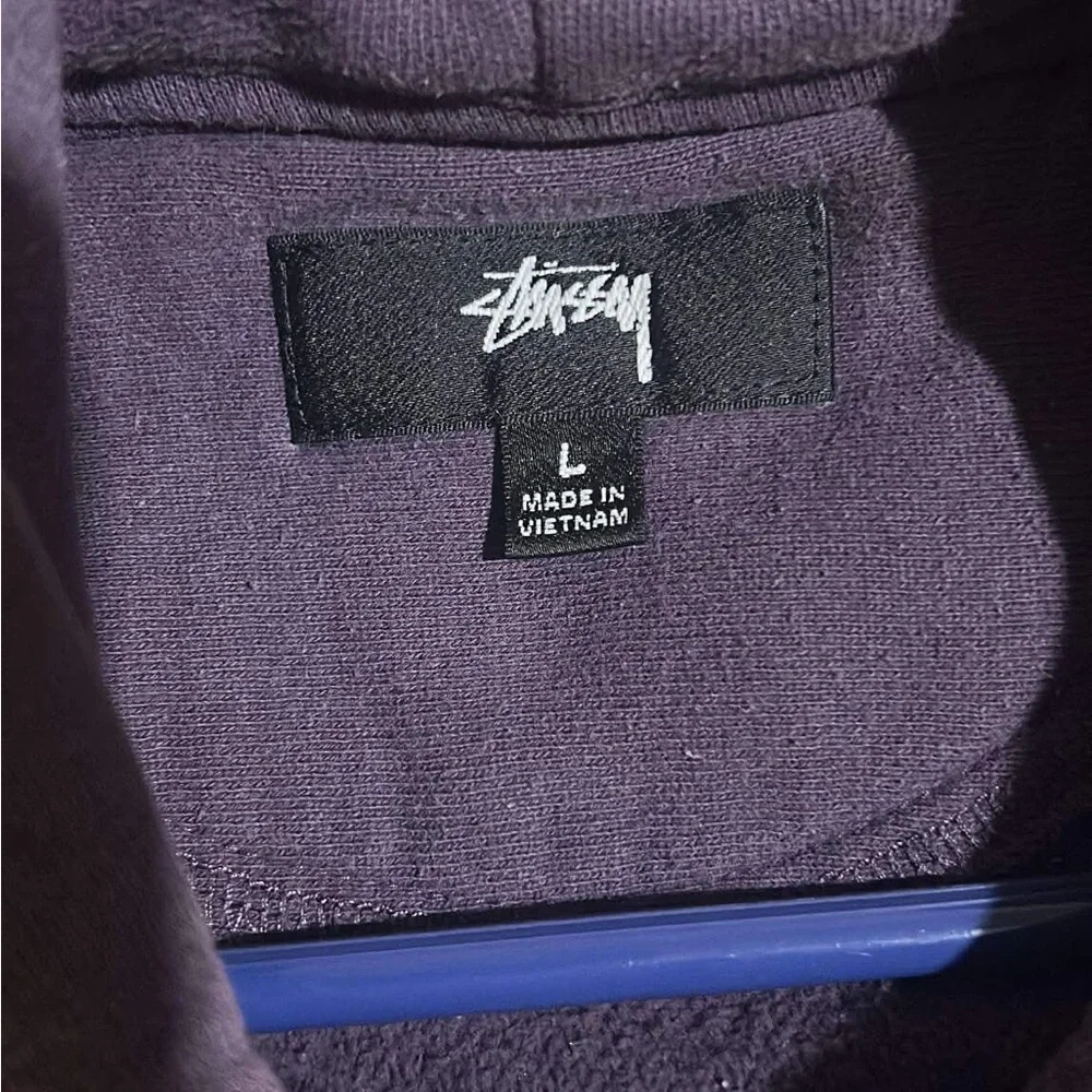 Stussy Deep Purple Hoodie for Men - Picture 4 of 4